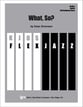 What, So? Jazz Ensemble sheet music cover